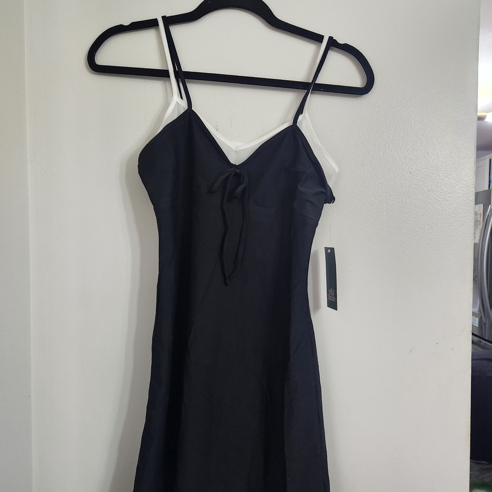 Wild Fable Black and White Dress